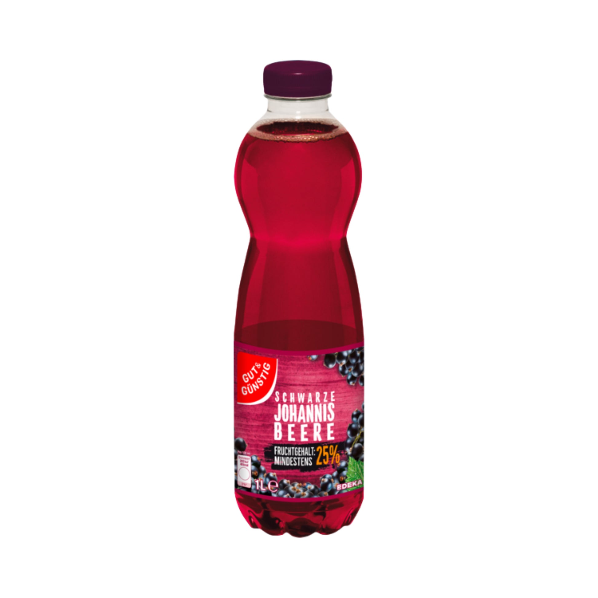 GUT&GÜNSTIG Schwarzer Johannisbeernektar 1l DPG foodpipe [Lebensmittel-Lieferservice Rostock]