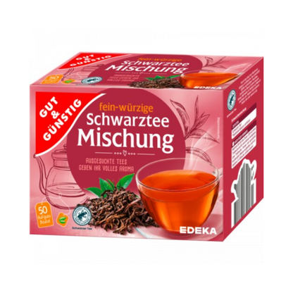 GUT&GÜNSTIG Schwarzteemischung 50x1,75g foodpipe [Lebensmittel-Lieferservice Rostock]