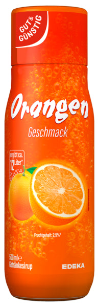 GUT&GÜNSTIG Sirup Orange 0,5l PET foodpipe [Lebensmittel-Lieferservice Rostock]