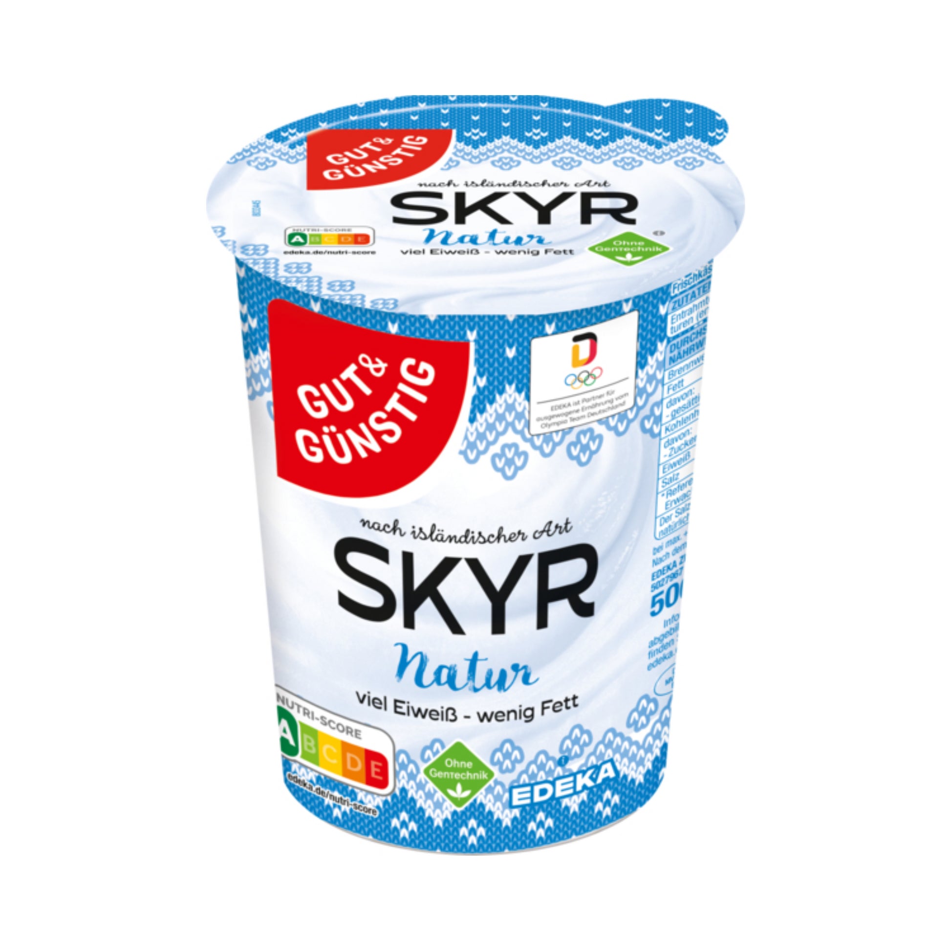 GUT&GÜNSTIG Skyr Natur 500g VLOG foodpipe [Lebensmittel-Lieferservice Rostock]