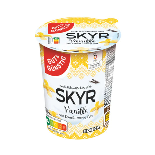 GUT&GÜNSTIG Skyr Vanille 500g foodpipe [Lebensmittel-Lieferservice Rostock]