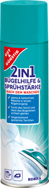 GUT&GÜNSTIG Sprühstärke/Bügelhilfe 2in1 500ml foodpipe [Lebensmittel-Lieferservice Rostock]