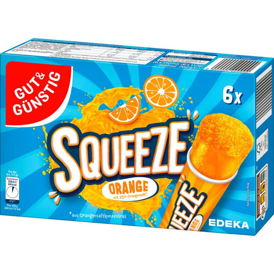 GUT&GÜNSTIG Squeeze Orange 6x110ml foodpipe [Lebensmittel-Lieferservice Rostock]