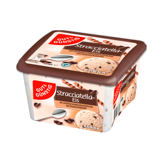 GUT&GÜNSTIG Stracciatella Eis 1000ml foodpipe [Lebensmittel-Lieferservice Rostock]