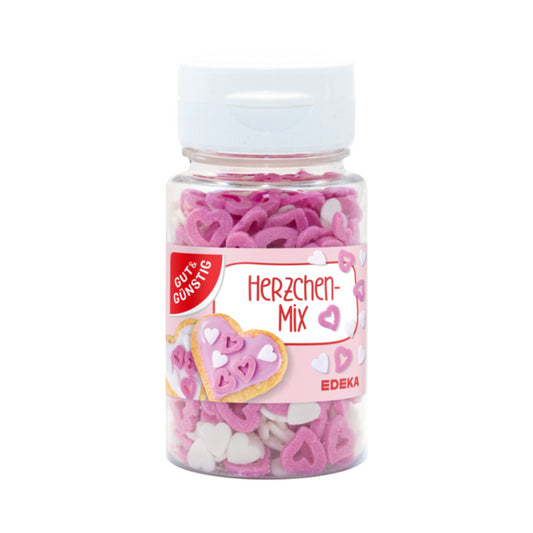 GUT&GÜNSTIG Streudekor Herzen 57g foodpipe [Lebensmittel-Lieferservice Rostock]