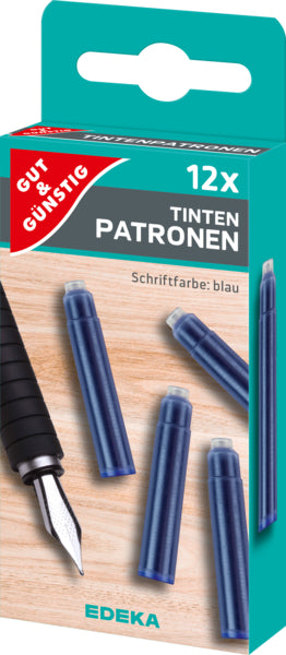 GUT&GÜNSTIG Tintenpatronen 12ST foodpipe [Lebensmittel-Lieferservice Rostock]