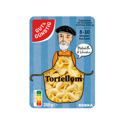 GUT&GÜNSTIG Tortelloni Mortadella & Schinken 250g foodpipe [Lebensmittel-Lieferservice Rostock]