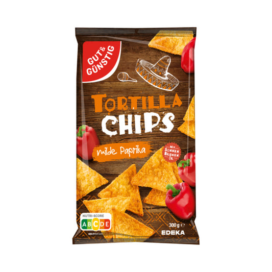 GUT&GÜNSTIG Tortilla Chips mit Paprikageschmack 300g foodpipe Rostock [Lebensmittel-Lieferservice Rostock]