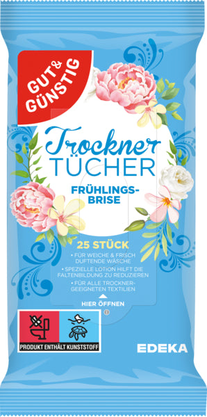 GUT&GÜNSTIG Trocknertücher 25ST foodpipe [Lebensmittel-Lieferservice Rostock]