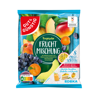 GUT&GÜNSTIG Tropische Fruchtmischung gesüßt 750g foodpipe [Lebensmittel-Lieferservice Rostock]