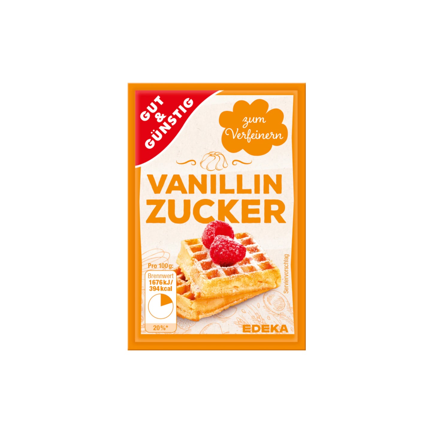 GUT&GÜNSTIG Vanillinzucker 15x8g foodpipe [Lebensmittel-Lieferservice Rostock]