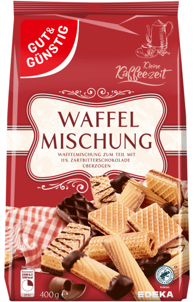 GUT&GÜNSTIG Waffelmischung 400g foodpipe [Lebensmittel-Lieferservice Rostock]