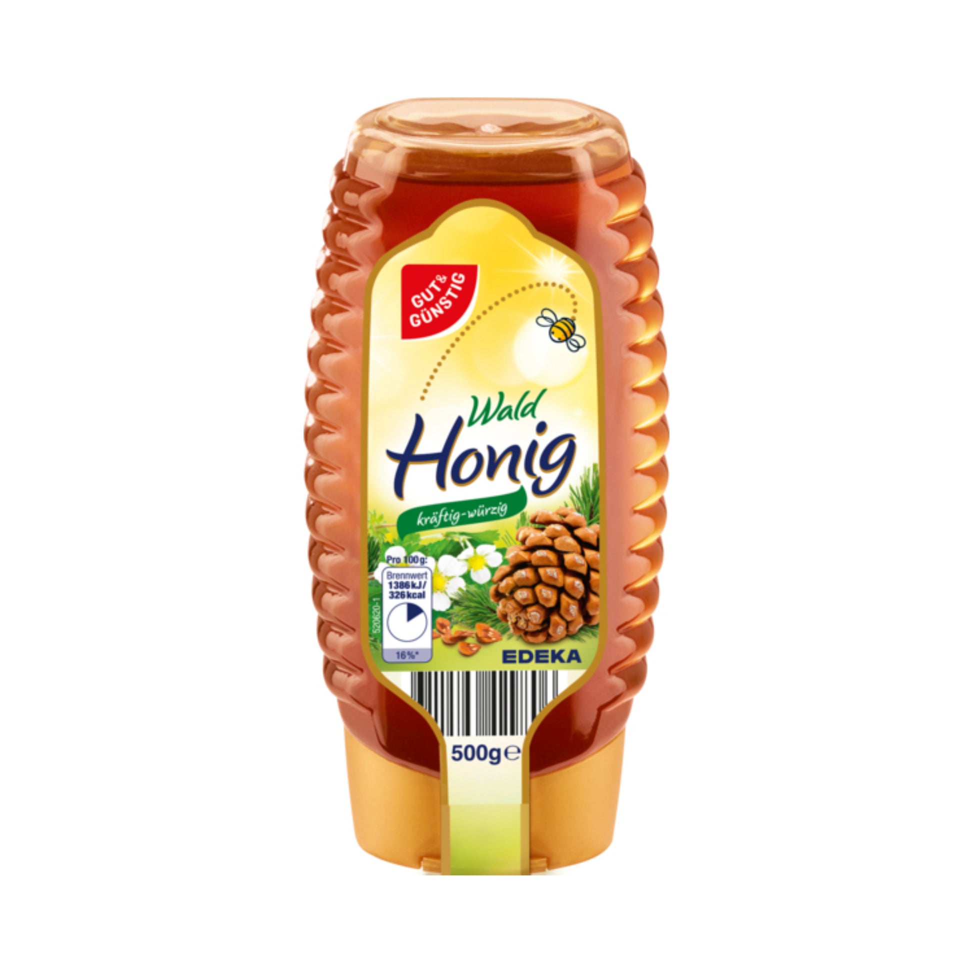GUT&GÜNSTIG Waldhonig flüssig 500g foodpipe [Lebensmittel-Lieferservice Rostock]
