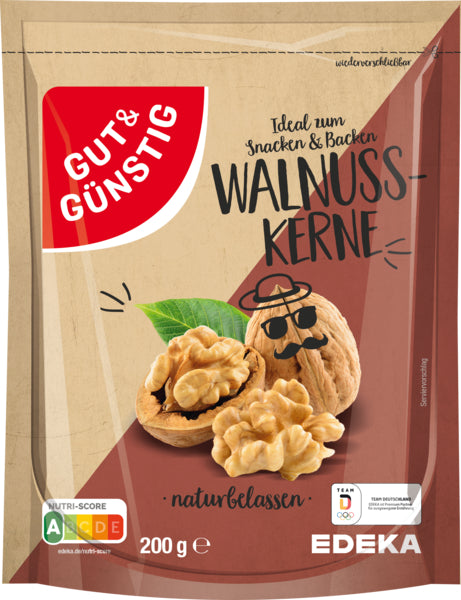 GUT&GÜNSTIG Walnusskerne 200g foodpipe [Lebensmittel-Lieferservice Rostock]