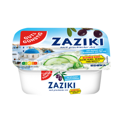 GUT&GÜNSTIG Zaziki Kleiner Kauf 250g foodpipe [Lebensmittel-Lieferservice Rostock]