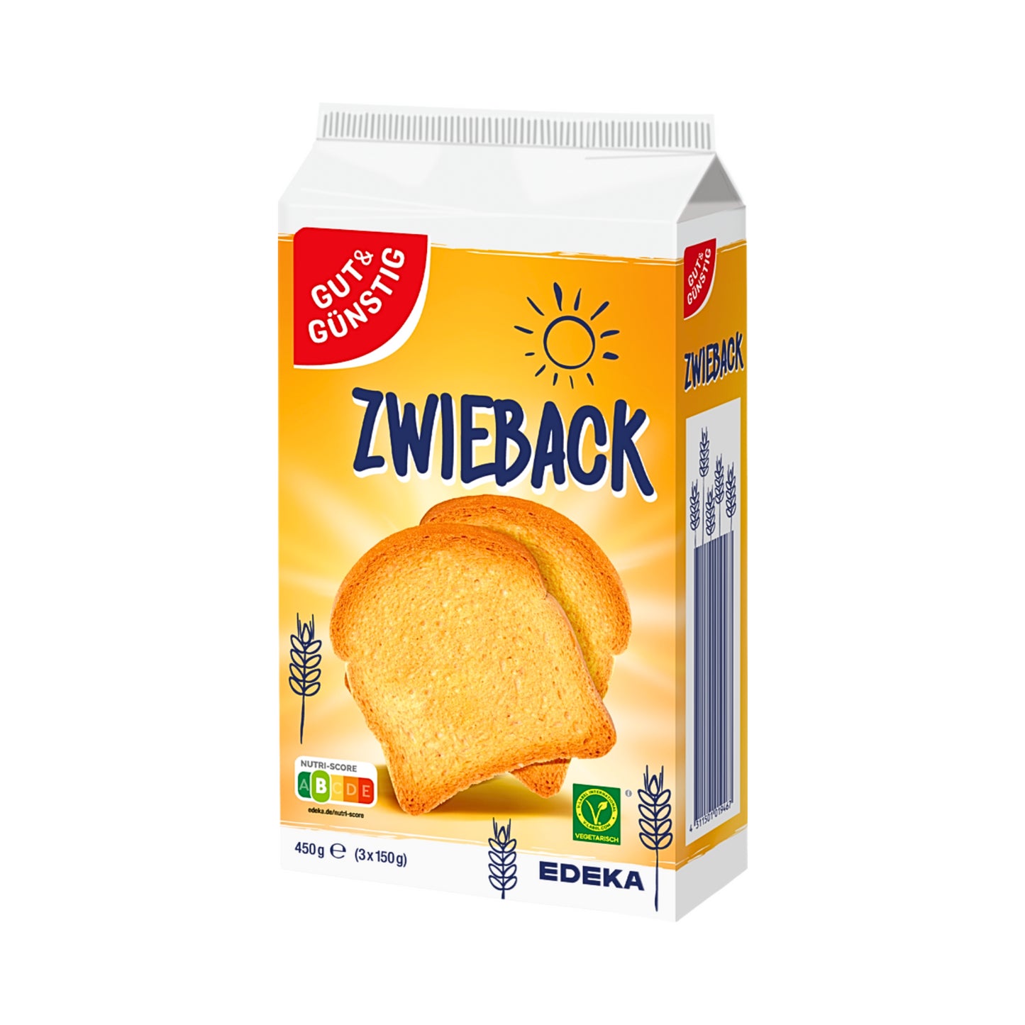 GUT&GÜNSTIG Zwieback 450g foodpipe [Lebensmittel-Lieferservice Rostock]