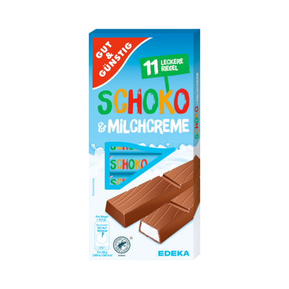 GUT&GÜNTIG Schokomilch Riegel 200g foodpipe [Lebensmittel-Lieferservice Rostock]