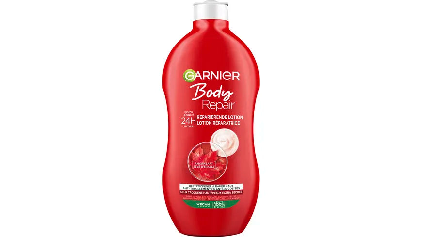 Garnier Body Repair Milk für sehr trockene Haut 400ml foodpipe [Lebensmittel-Lieferservice Rostock]