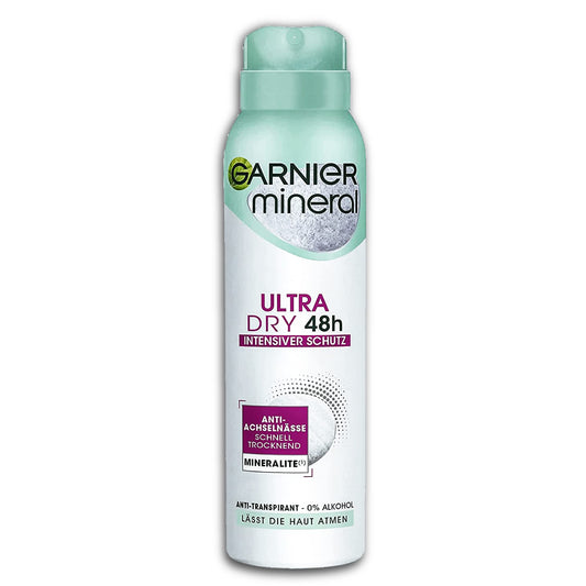 Garnier Mineral Deospray Women Ultra Dry 150ml foodpipe [Lebensmittel-Lieferservice Rostock]