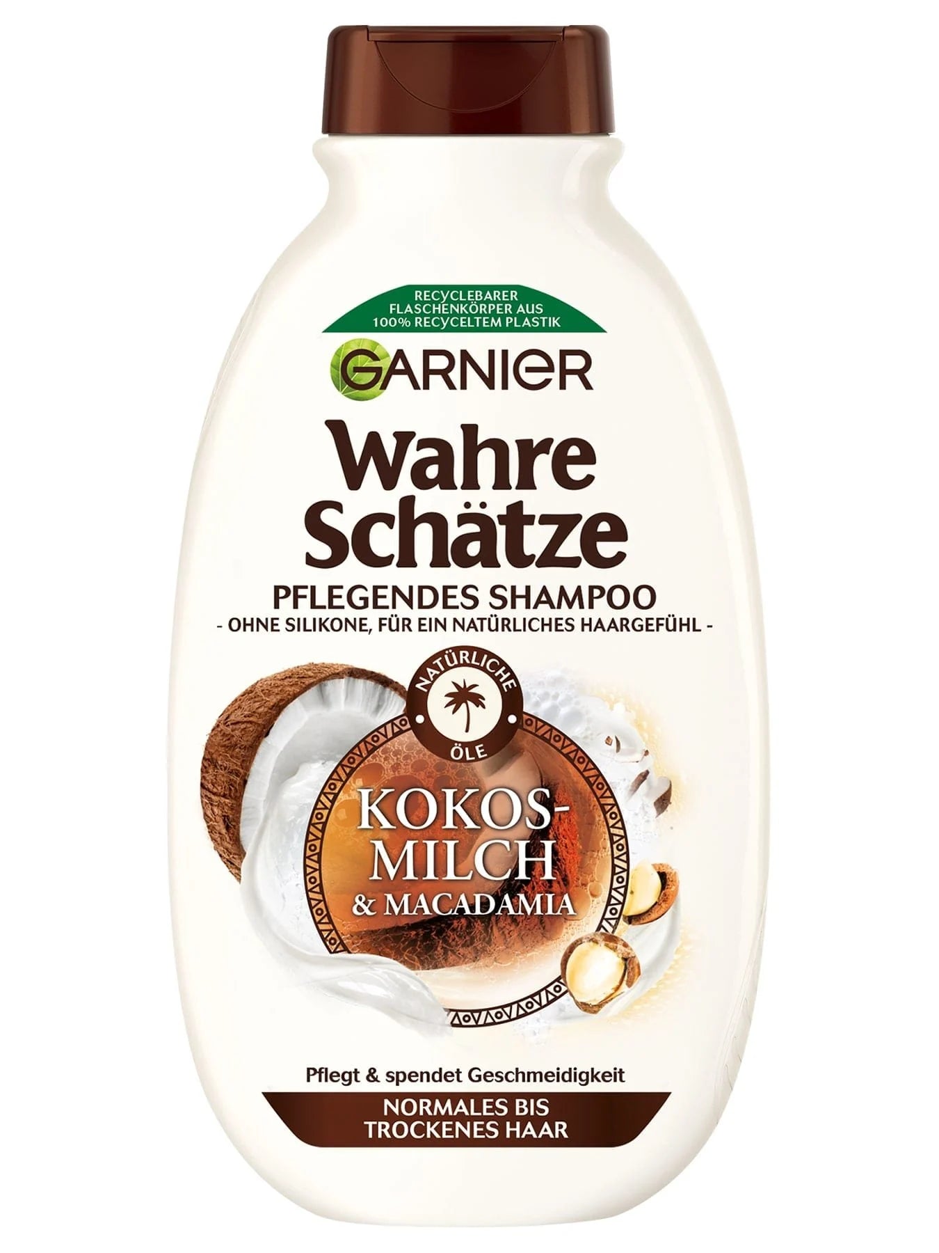 Garnier Wahre Schätze Shampoo Kokosmilch&Macadamia für gesundes und fühlbar geschmeidigeres Haar 250ml foodpipe [Lebensmittel-Lieferservice Rostock]