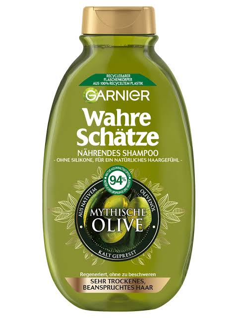 Garnier Wahre Schätze Shampoo Mythische Olive für sehr trockenes und beanspruchtes Haar 250ml foodpipe [Lebensmittel-Lieferservice Rostock]