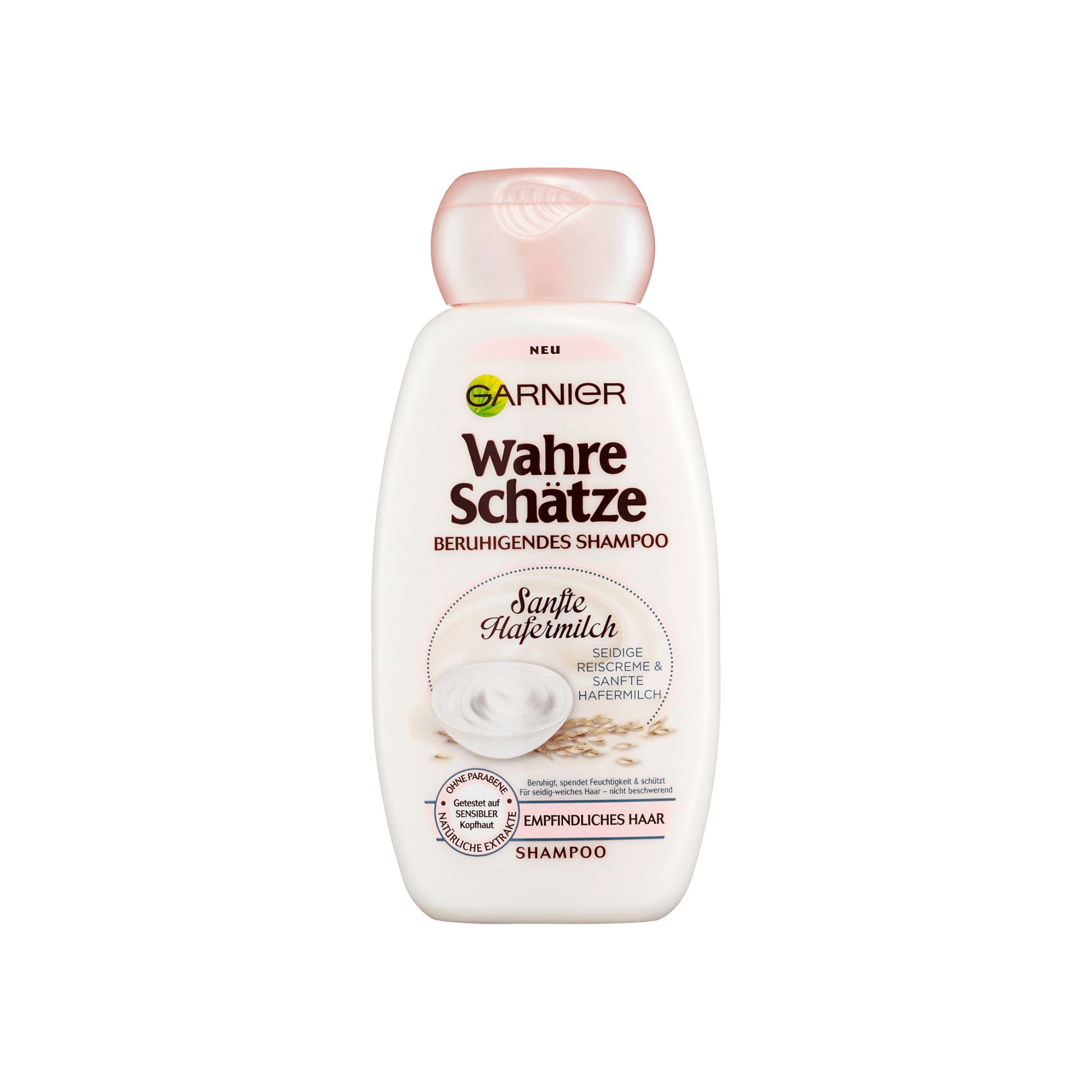 Garnier Wahre Schätze Shampoo seidige Reiscreme mit sanfte Hafermilch für empfindliches Haar 250ml foodpipe [Lebensmittel-Lieferservice Rostock]