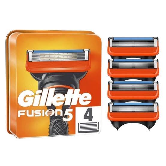 Gillette Fusion5 Rasierklingen 4ST foodpipe [Lebensmittel-Lieferservice Rostock]