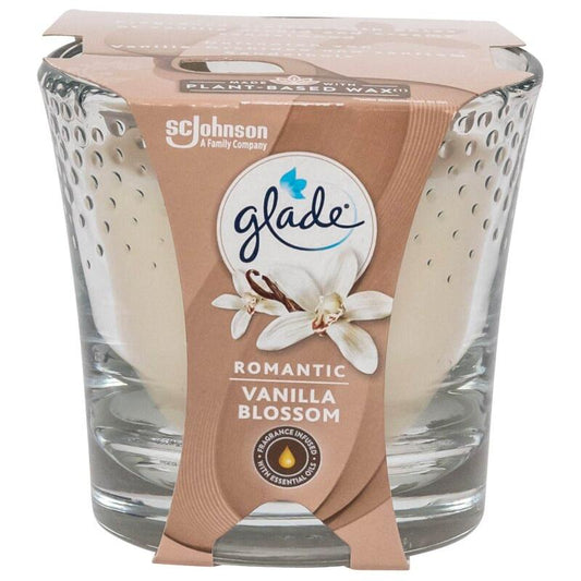 Glade Duftkerze Romantic Vanilla Blossom 129g foodpipe [Lebensmittel-Lieferservice Rostock]