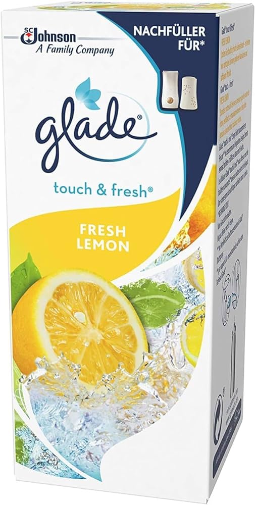 Glade Touch&Fresh Fresh Lemon Minispray Nachfüller 10ml foodpipe [Lebensmittel-Lieferservice Rostock]