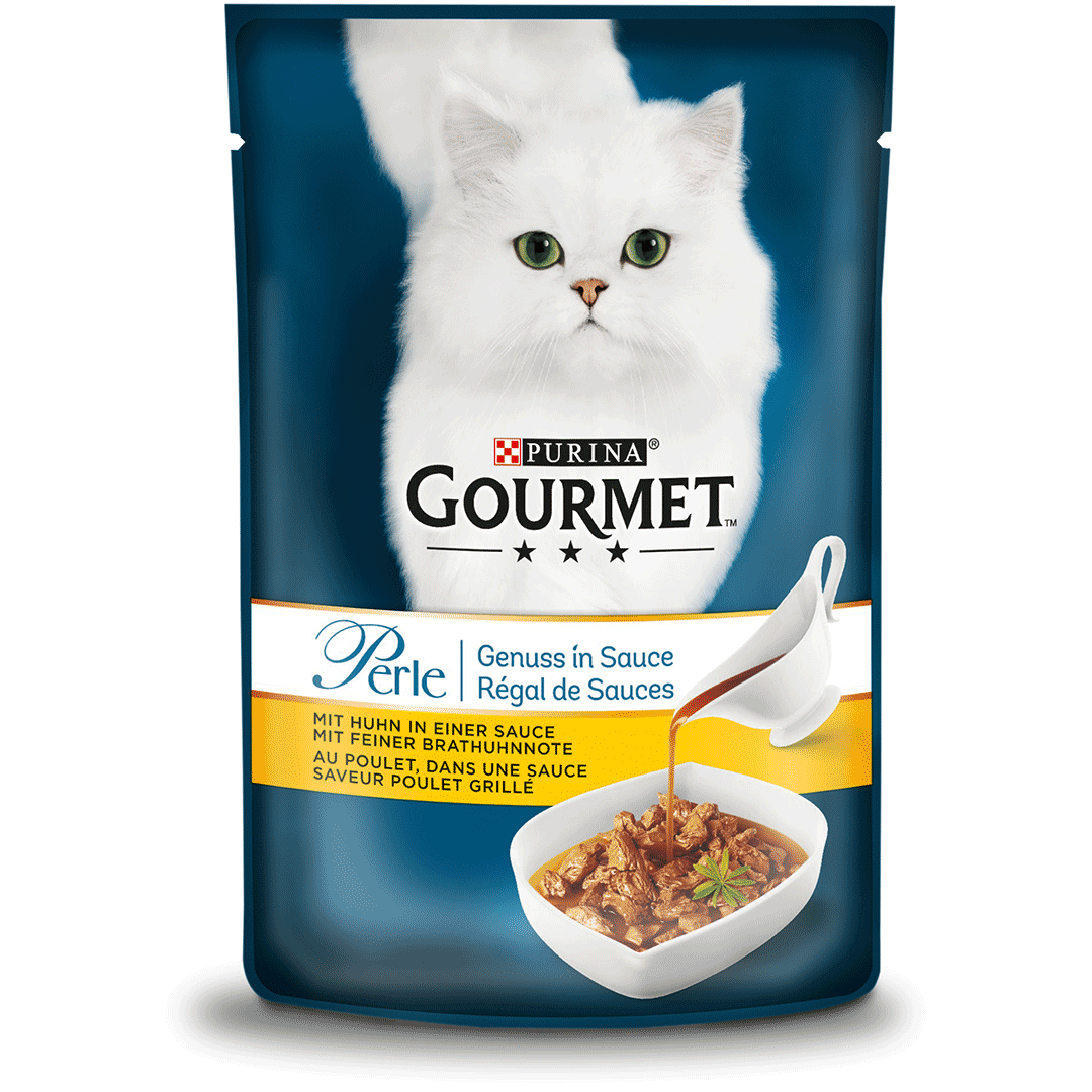 Gourmet Perle Genuss in Sauce mit Huhn 85g foodpipe [Lebensmittel-Lieferservice Rostock]