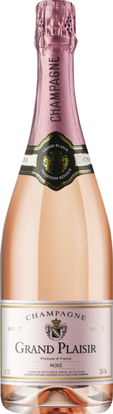 Grand Plaisir Champagne brut rose 0,75l foodpipe [Lebensmittel-Lieferservice Rostock]