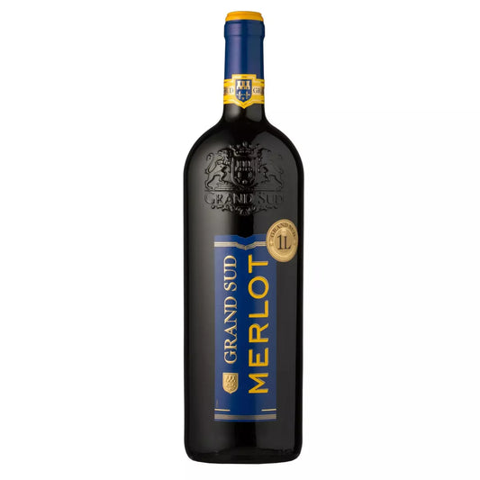 Grand Sud Merlot IGP Pays d'Oc 1l foodpipe [Lebensmittel-Lieferservice Rostock]