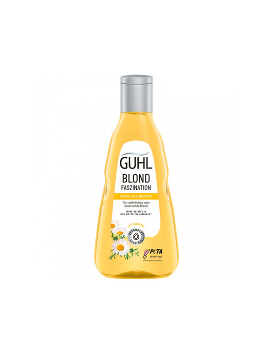 Guhl Farbglanz Shampoo Blond Faszination für natürliches oder coloriertes Blond 250ml foodpipe [Lebensmittel-Lieferservice Rostock]