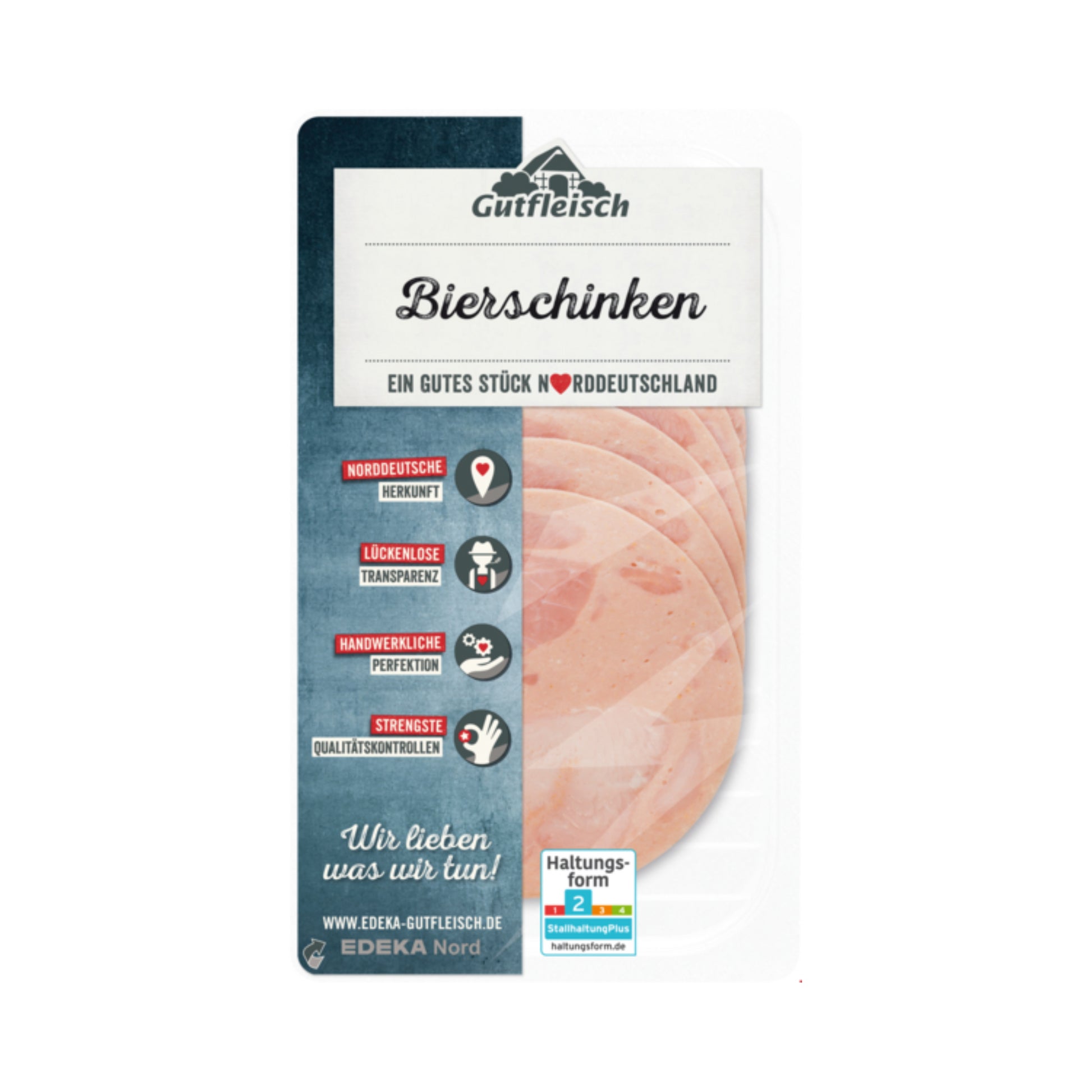 Gutfleisch Bierschinken 80g foodpipe [Lebensmittel-Lieferservice Rostock]