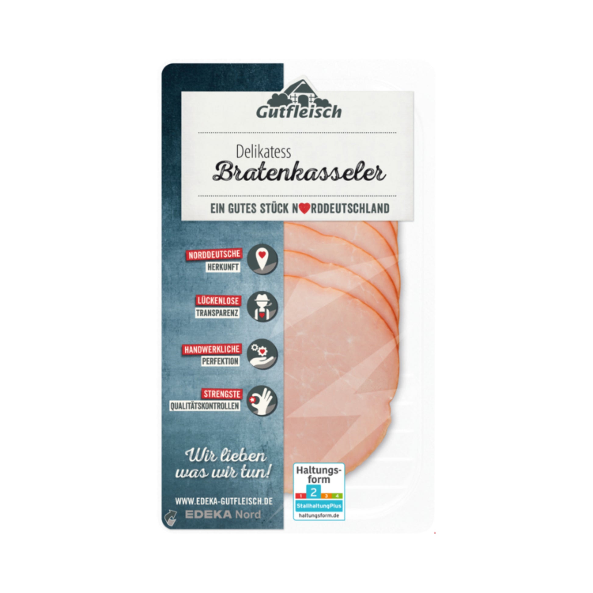 Gutfleisch Delikatess Bratenkasseler 80g foodpipe [Lebensmittel-Lieferservice Rostock]