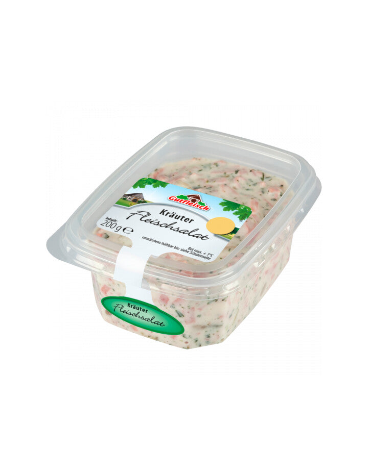 Gutfleisch Fleischsalat Kräuter 200g foodpipe [Lebensmittel-Lieferservice Rostock]