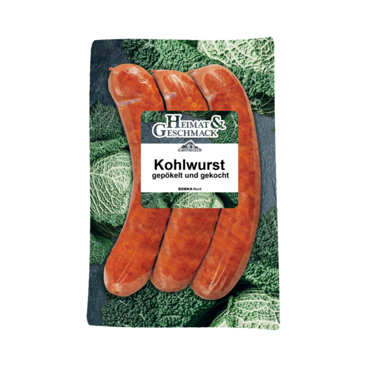 Gutfleisch Rauchenden Kohlwurst 3x100g foodpipe [Lebensmittel-Lieferservice Rostock]