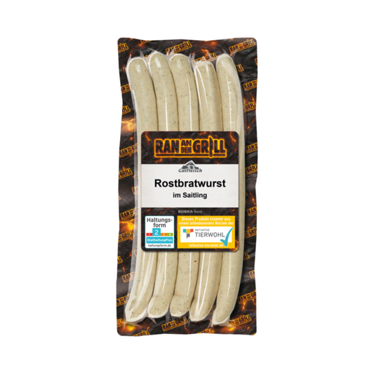 Gutfleisch Rost-Bratwurst Saitling 5x90g foodpipe [Lebensmittel-Lieferservice Rostock]
