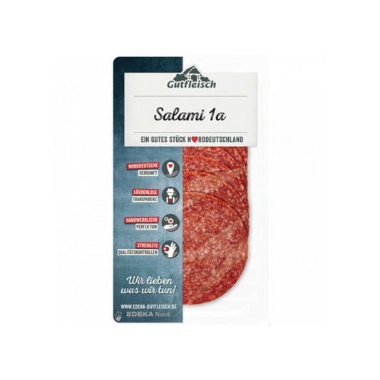 Gutfleisch Salami 1A 80g foodpipe [Lebensmittel-Lieferservice Rostock]