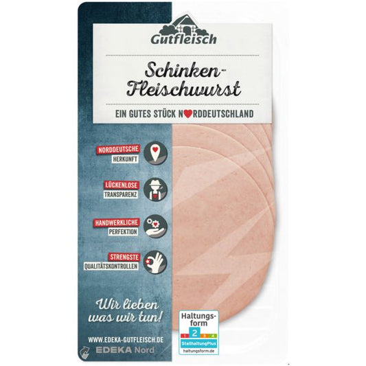 Gutfleisch Schinkenfleischwurst 80g foodpipe [Lebensmittel-Lieferservice Rostock]