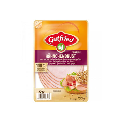 Gutfried Hähnchenbrust Natur 100g foodpipe [Lebensmittel-Lieferservice Rostock]