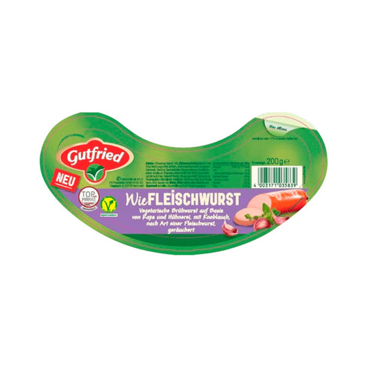 Gutfried Veggie-Fleischwurst 200g foodpipe [Lebensmittel-Lieferservice Rostock]