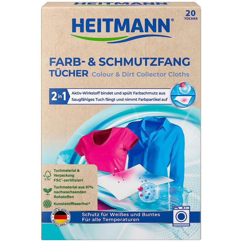 HEITMANN Farb-u.Schmutzfangtücher 20ST foodpipe [Lebensmittel-Lieferservice Rostock]