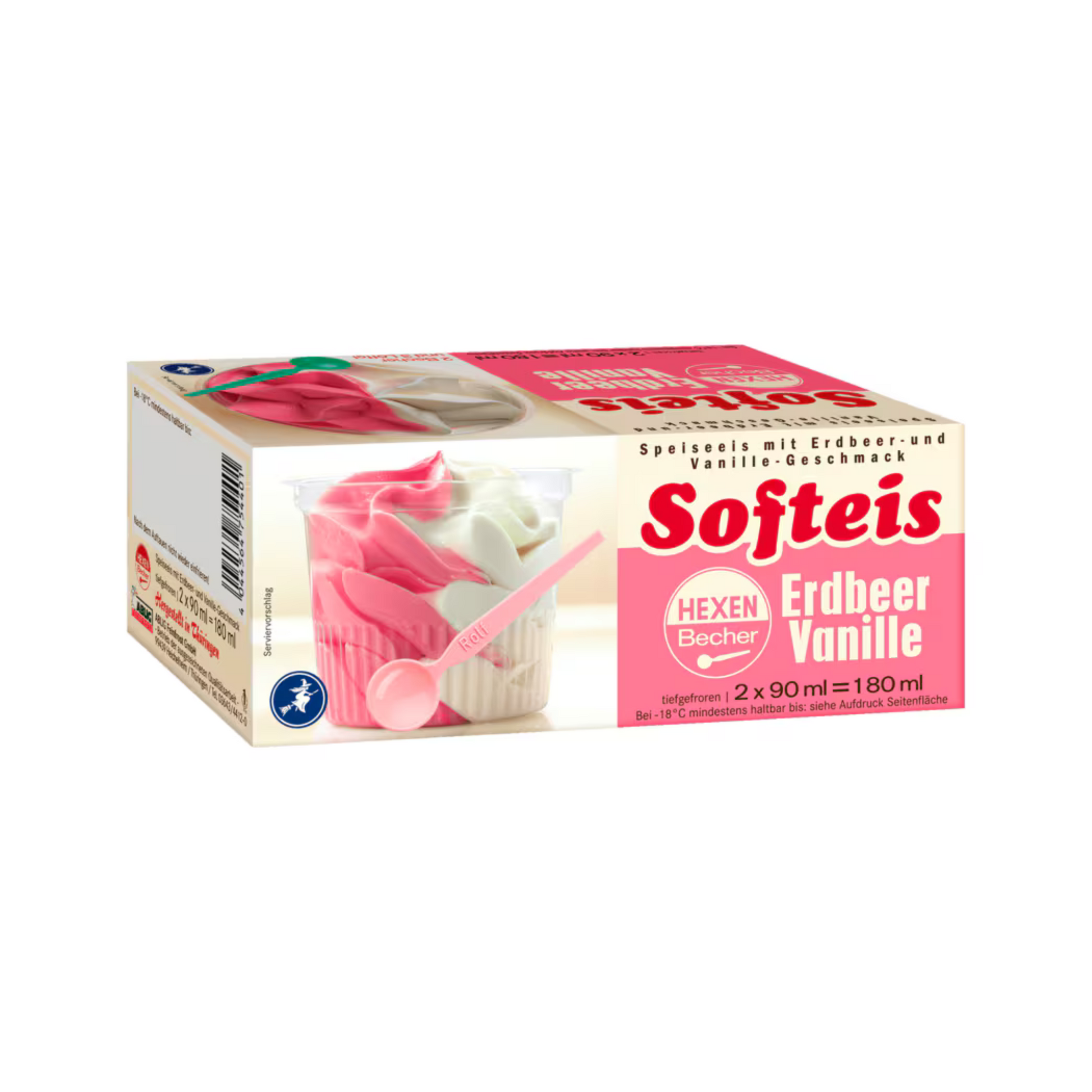 HEXEN-EIS Hexenbecher Erdbeer-Vanille 2x90ml foodpipe [Lebensmittel-Lieferservice Rostock]