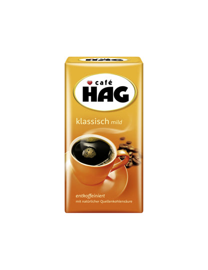Hag Caffe Crema klassisch mild entkoffeiniert gemahlen 500g foodpipe [Lebensmittel-Lieferservice Rostock]
