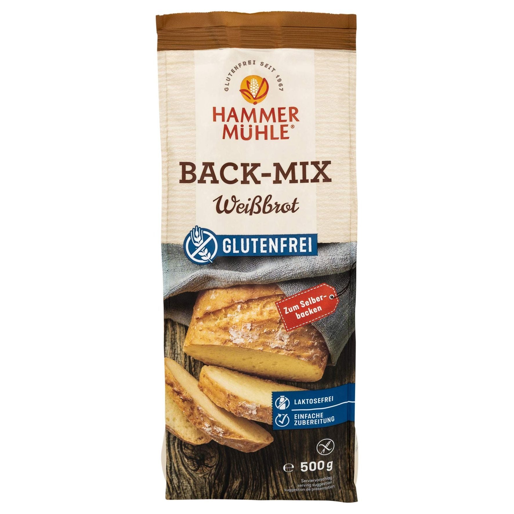 Hammermühle Back-Mix Weißbrot 500g foodpipe [Lebensmittel-Lieferservice Rostock]