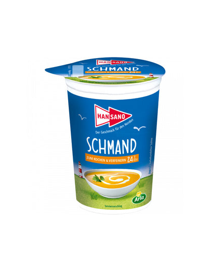 Hansano Schmand stichfest 24%250g foodpipe [Lebensmittel-Lieferservice Rostock]