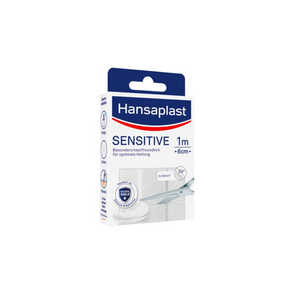 Hansaplast Sensitive 1mx6cm 10ST foodpipe [Lebensmittel-Lieferservice Rostock]