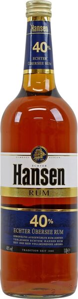 Hansen Rum 40% 0,7l foodpipe [Lebensmittel-Lieferservice Rostock]