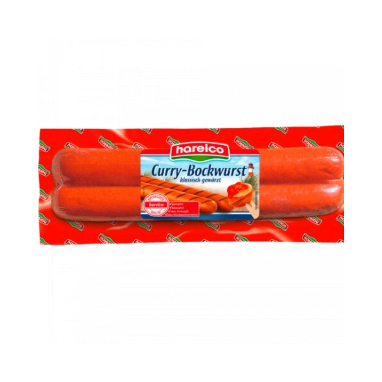 Hareico Riesen Currywurst 2x125g foodpipe [Lebensmittel-Lieferservice Rostock]